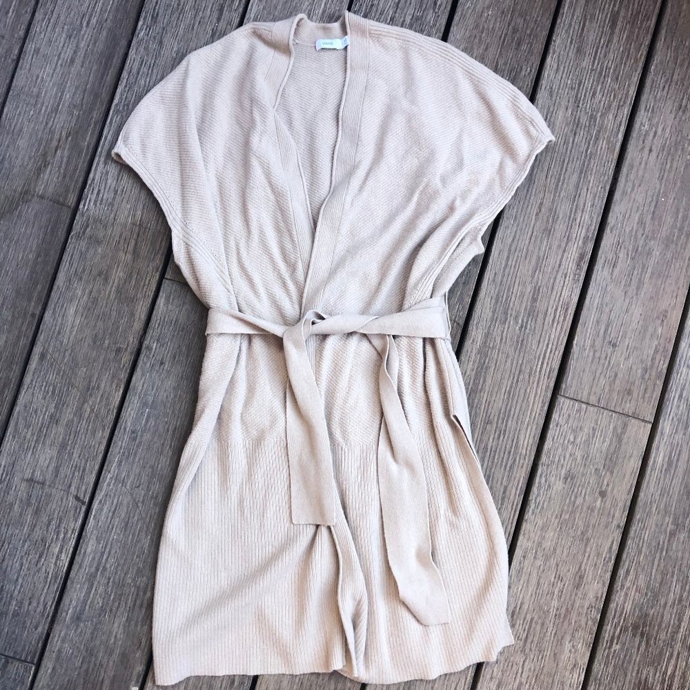 VINCE Tie Waist Cardigan